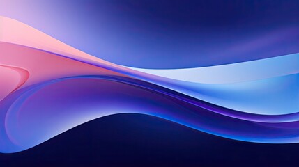 Obraz premium Luminous, organic shapes flowing and morphing in a serene, meditative space.