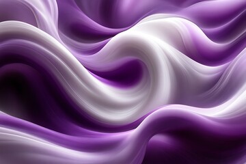 Obraz premium Abstract purple and white wave background.