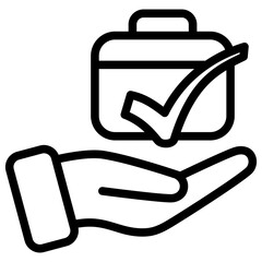 Portable Icon Lineal Style