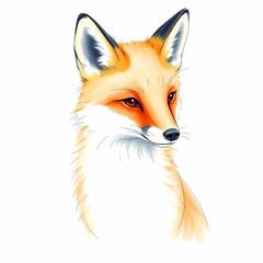 Fototapeta premium Majestic Red Fox Portrait 