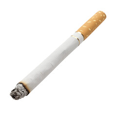 cigarette isolated on transparent white background, clipping path
