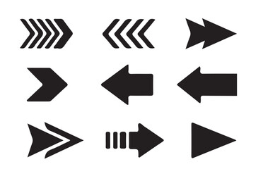 Arrow icon. Arrow vector collection. Arrow. Cursor. Modern simple arrows. Vector illustration eps 10