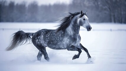 horse running
