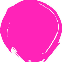 An uneven circle drawn on a light background