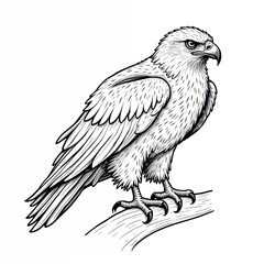 Obraz premium eagle on a white background