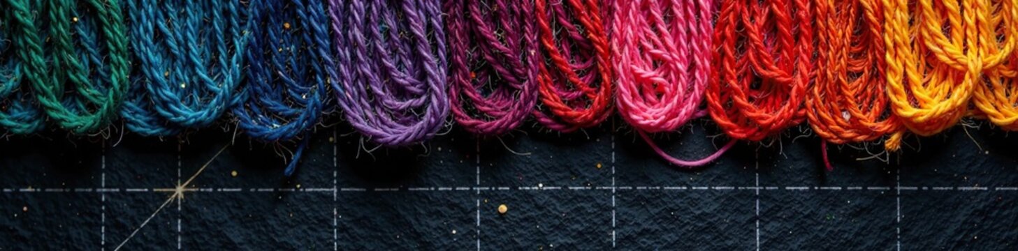 Handmade paper with visible threads on black grid, tactile sensation, thread count, visible fibers
