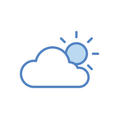 Weather icons set vector stock illustration