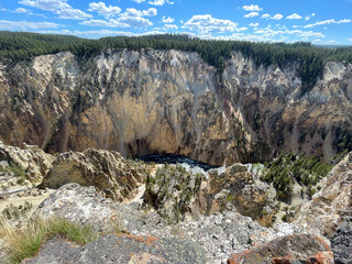 Grand Canyon of the Yellowstone National Park, Wyoming, USA