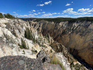 Grand Canyon of the Yellowstone National Park, Wyoming, USA