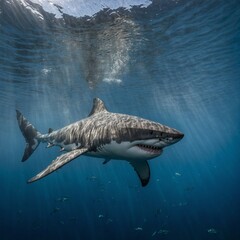 Fototapeta premium white shark