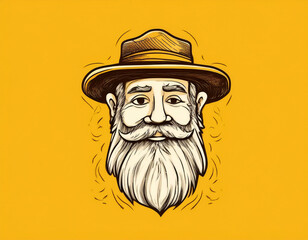 Caricature style portrait