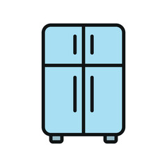 Refrigerator icon vector design templates simple and modern
