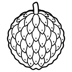 Modern Safou Fruit in Vector Style