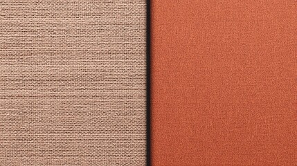 Fototapeta premium Textured Fabric Contrast with Natural and Warm Tones for Design