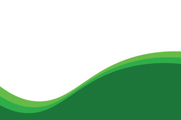abstract green background with waves