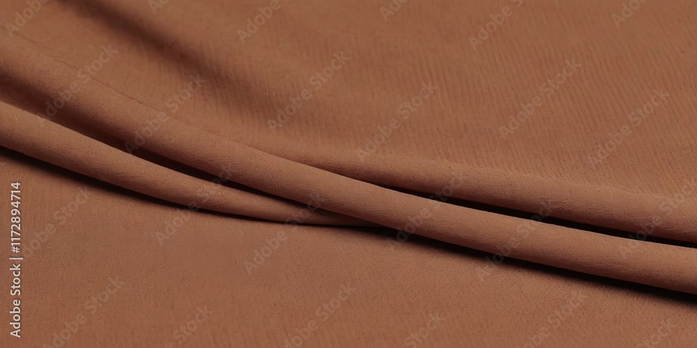 Aufkleber a brown fabric with a pattern on it