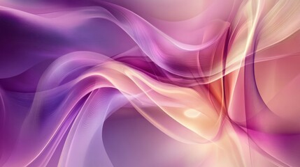 Abstract swirls of purple, pink, and orange.