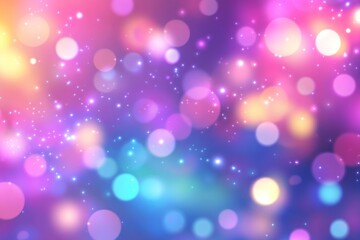 Obraz premium Abstract colorful bokeh lights background.
