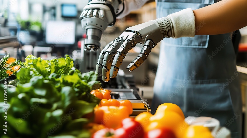Poster Robotic Arm Operating in a Highly Automated Food Processing Environment