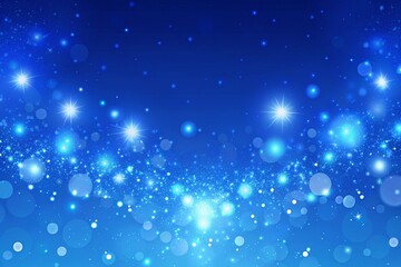 Obraz premium Sparkling Blue Light Background - Stunning Abstract Design