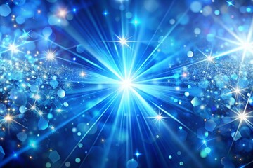 Fototapeta premium Sparkling Blue Light Background - Stunning Abstract Design
