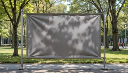Street Banner Mockup