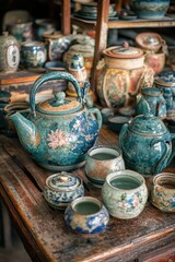 Explore the rich traditions of tea culture through intricate teapots and cups from China, Japan, and England showcasing heritage and relaxation rituals
