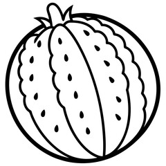 Clean Safou Vector Art Illustration