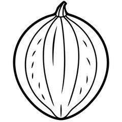 Clean Safou Vector Art Illustration