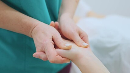 Professional Hand Massage Therapy Session for Wellness and Relaxation
