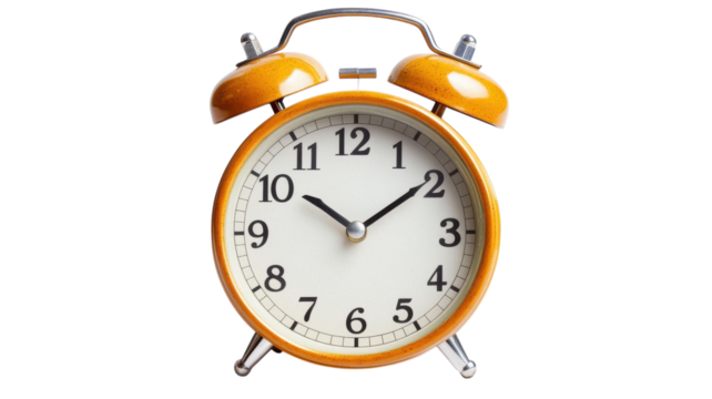 Charming Small Alarm Clock with Twin Bells Perfect for Home Decor and Time Management.