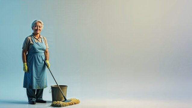 Donna delle pulizie 
