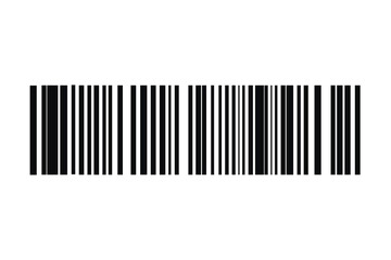 Barcode isolated on white background. Code stripes sticker. Barcode labels, customers qr code.
