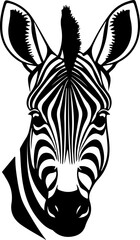 a zebra silhouette vector art