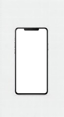 ia generated. tablet computer with blank screen