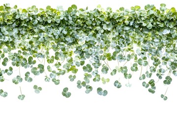 Green Leaves Cascading Downward