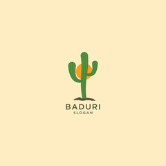 
Hand drawn cactus logo