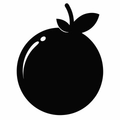 Jabuticaba Silhouette Vector Art