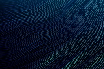 Abstract close-up of a glowing blue digital circuit board, showcasing intricate connections and technological design on a black background.
