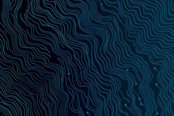 Abstract close-up of a glowing blue digital circuit board, showcasing intricate connections and technological design on a black background.
