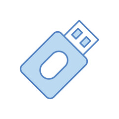 Usb Drive icon. Computer hardware icon design. vector graphic