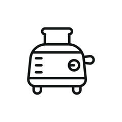 Toaster icon with a sleek and modern design, perfect for enhancing culinary, kitchenware, or lifestyle-themed projects
