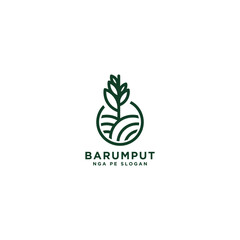 Nature logo design is simple and luxurious