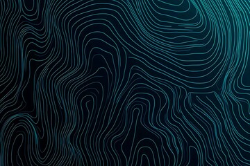 Fototapeta premium Abstract close-up of a glowing blue digital circuit board, showcasing intricate connections and technological design on a black background. 