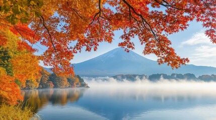 autumn in the mountains