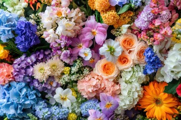 A Vibrant Collection Of Colorful Spring Flowers