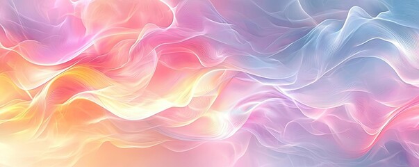 Obraz premium Pastel abstract background concept. A vibrant abstract background with colorful swirls and dynamic waves of soft hues.