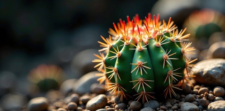 Tephrocactus Articulatus with sharp spines and waxy stem, flora, prickly