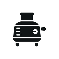 Toaster icon with a sleek and modern design, perfect for enhancing culinary, kitchenware, or lifestyle-themed projects