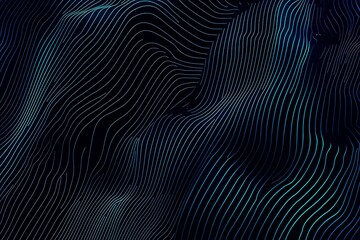 Abstract close-up of a glowing blue digital circuit board, showcasing intricate connections and technological design on a black background.
